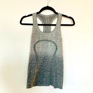 Lululemon Swiftly Tank in Gray Ombre